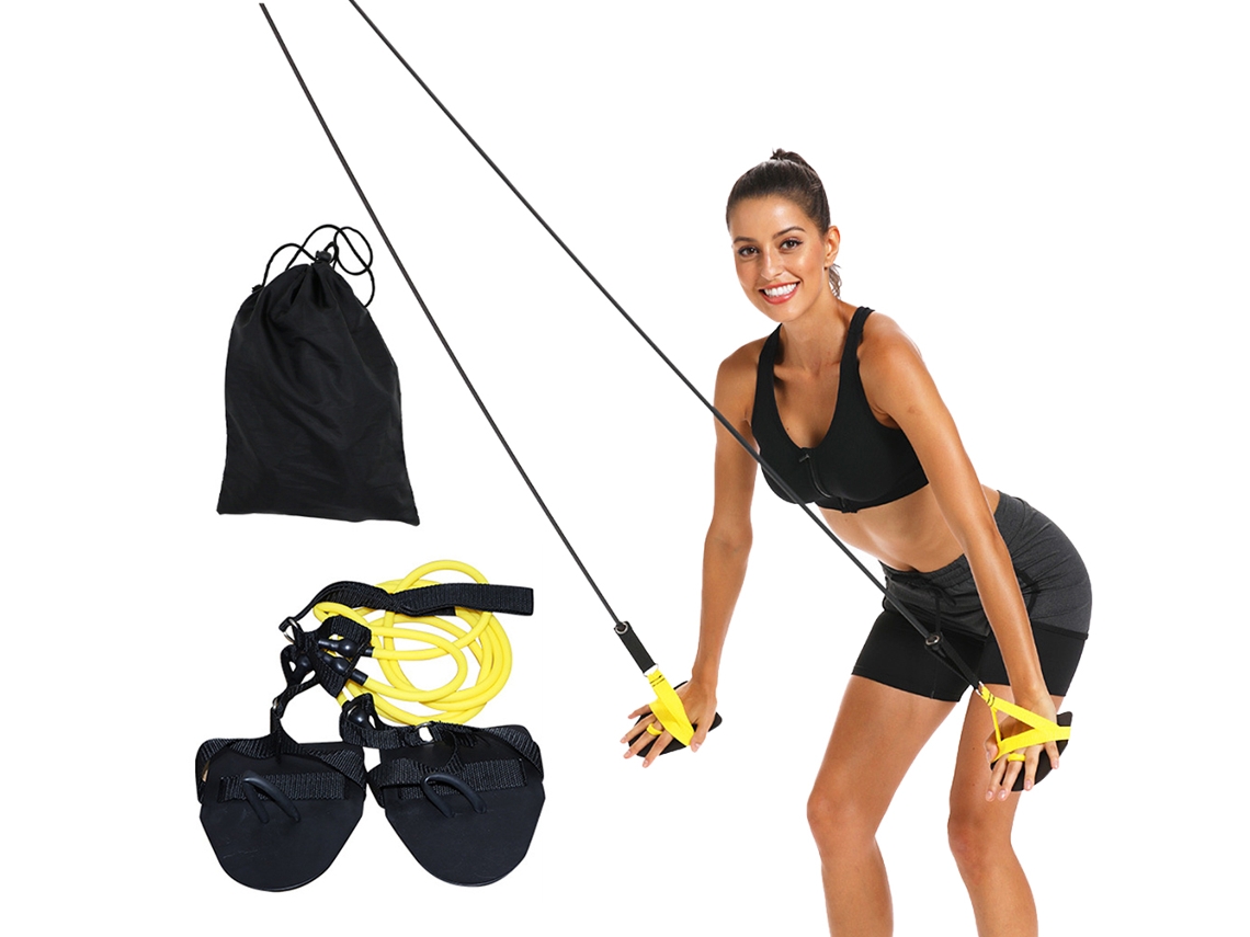 Aparelho de Treino Força Braçal Natação com Bolsa Armazenamento