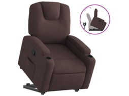 Stand Up Recliner Chair, Stand Up Recliner Chairs Vidaxl Marrom Tecido