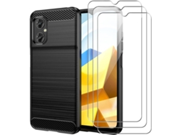 Capa Proteção Total Inclui Para Xiaomi Redmi Note 11r/xiaomi Poco M4 5g/poco M5 4g Hongwe. Vidro Temperado Anti-choque