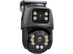 Câmera Externa Ptz Poe Hd de 8mp com Tela 4k e Lente Dupla, Além de Detecção por Ia de 4mp. SFUSHOS