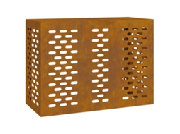 Capa De Ar Condicionado - Aço Corten Vidaxl Brown Steel (110x50x80 Cm)