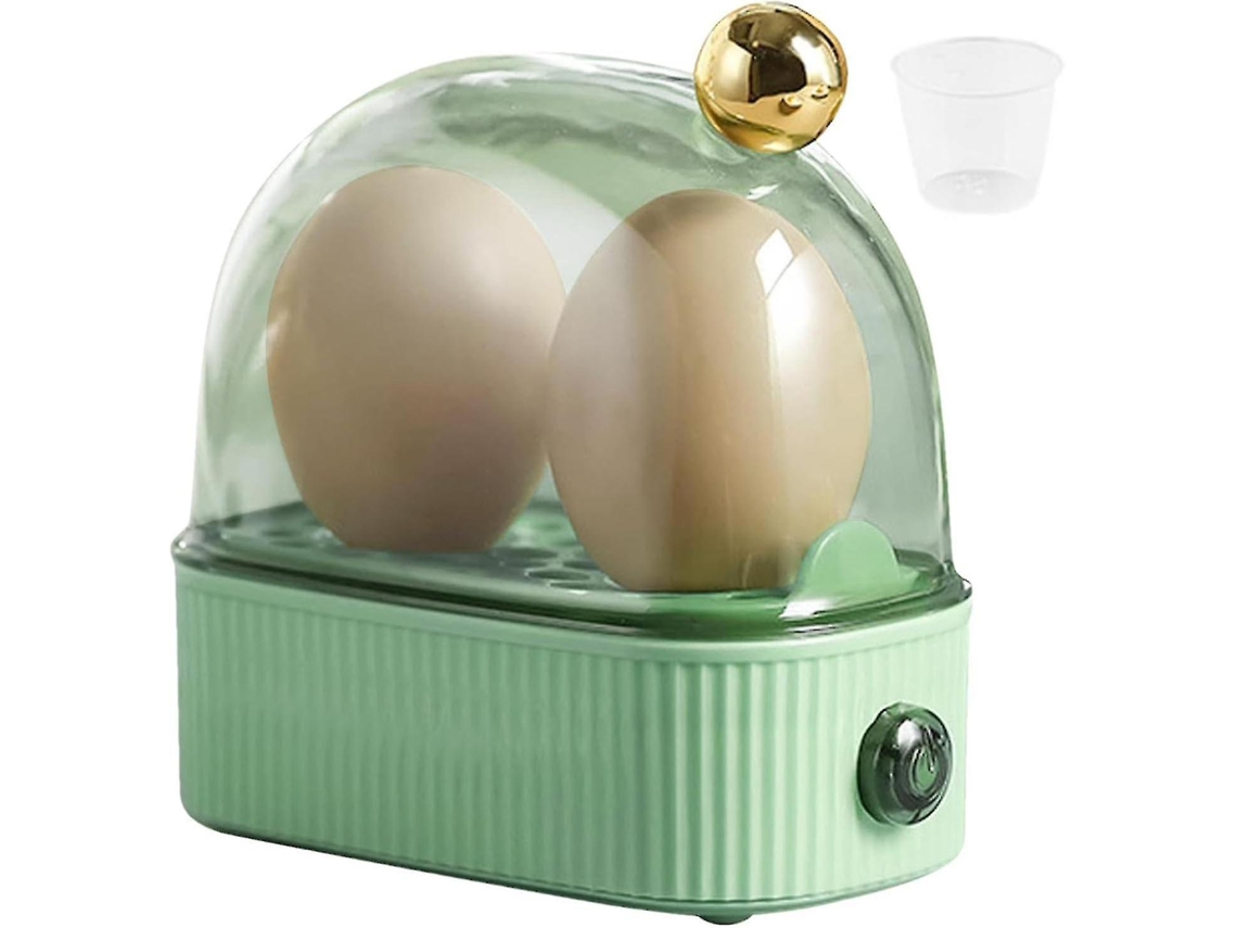 Cozedor De Ovos Elétrico Compacto Para 2 Ovos, Ideal Para Cozinhar Ovos Nos Três Pontos, Moles, Médios E Duros, Glad Green