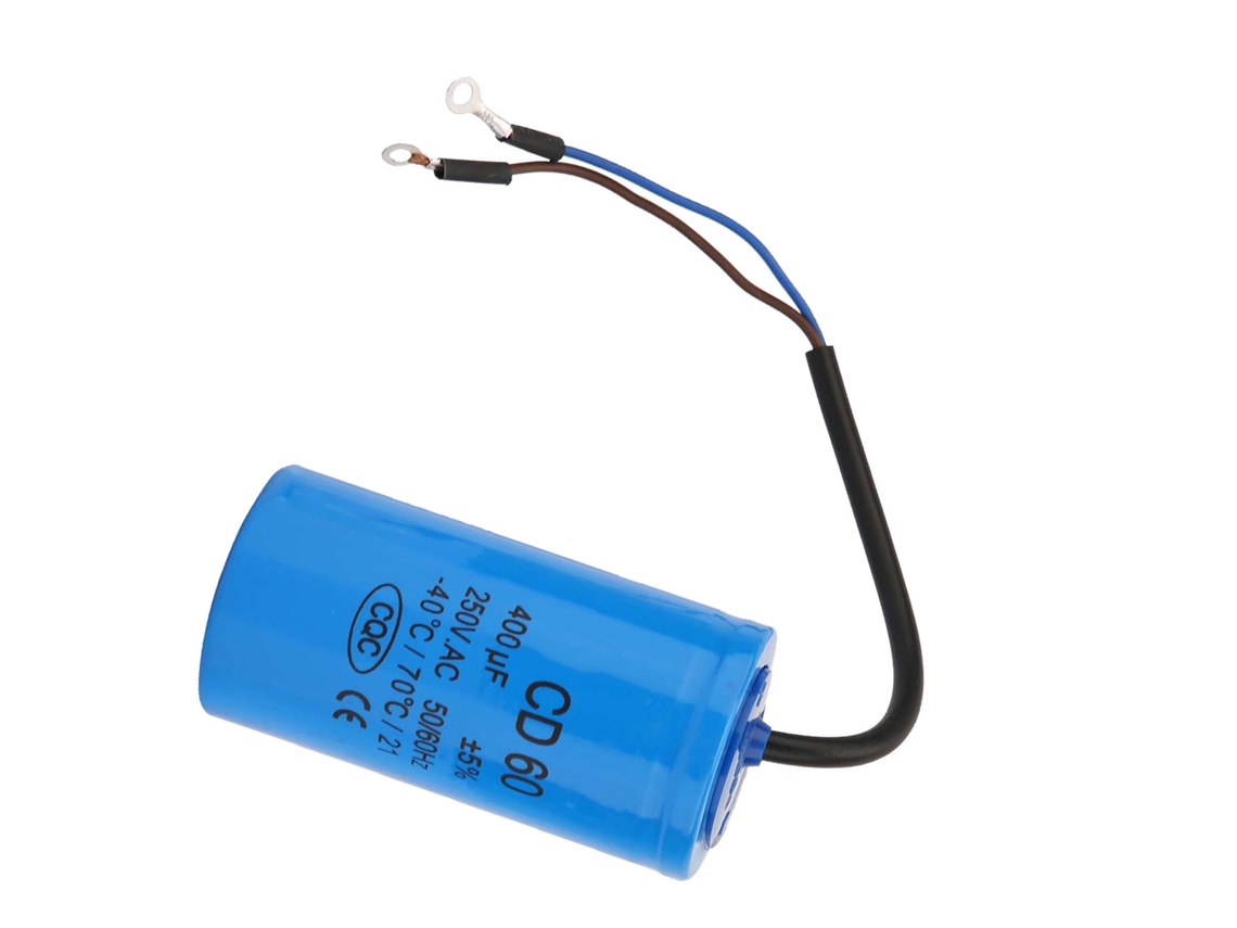 Capacitor Laxiscreed Cd60 Para Motores 250v Ac 400uf E Compressores De Ar
