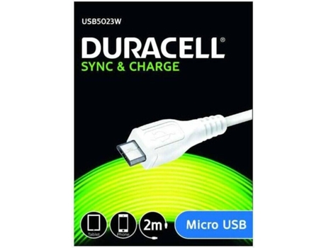 Cabo  USB5023W (USB - Micro-USB - 2m - Branco)