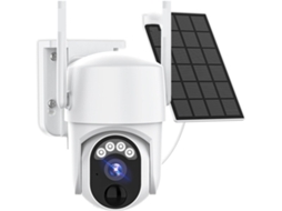Kit de caméra SFUSHOS avec batterie solaire, 4MP, détection humaine