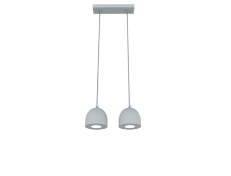 LUMICOM | Campanella Lampara De Techo Lineal X2 Monocromático Opaco