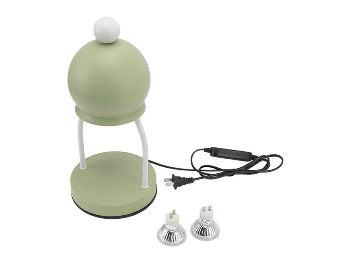 Lâmpada aquecedora de velas com temporizador e função dimmer, luz elétrica quente, plugue americano 110-240 V
