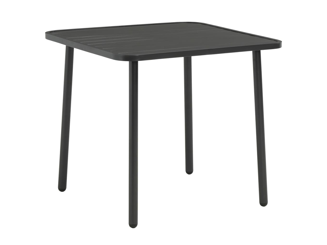 Outdoor Table, Outdoor Tables Vidaxl Cinzeto Metal (80 X 80 X 72 Cm)