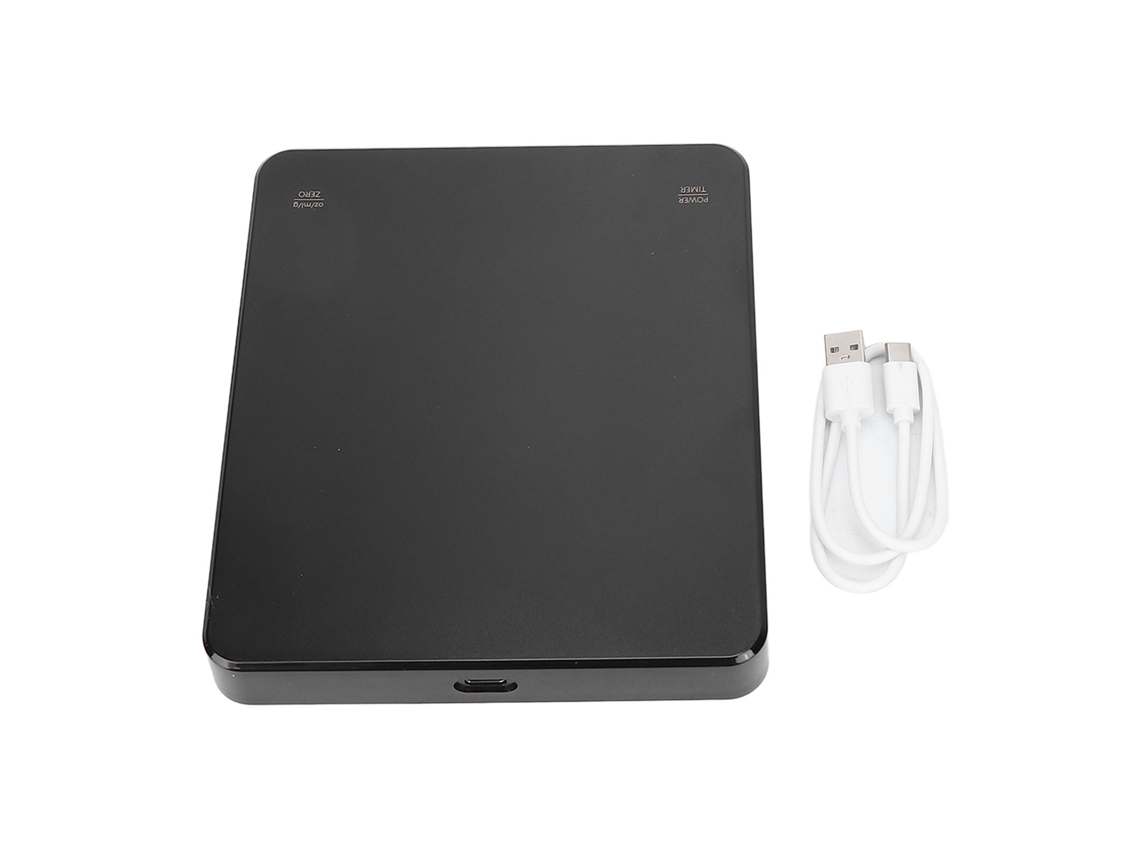 Balanza digital inteligente para café con temporizador y pantalla LED, alta precisión de 0,1 g, capacidad 3 kg | S/MARCA