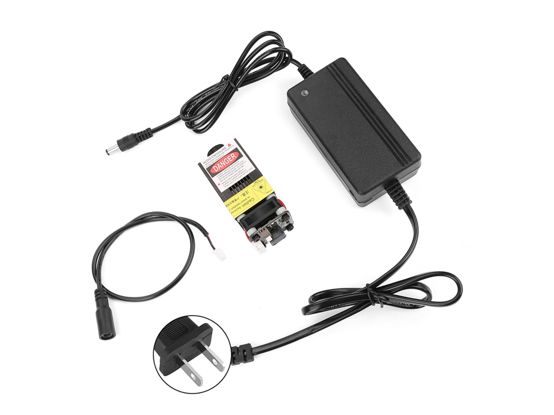 Módulo laser azul Laxiscreed 2.3w 445nm com foco, compatível com TTL PWM