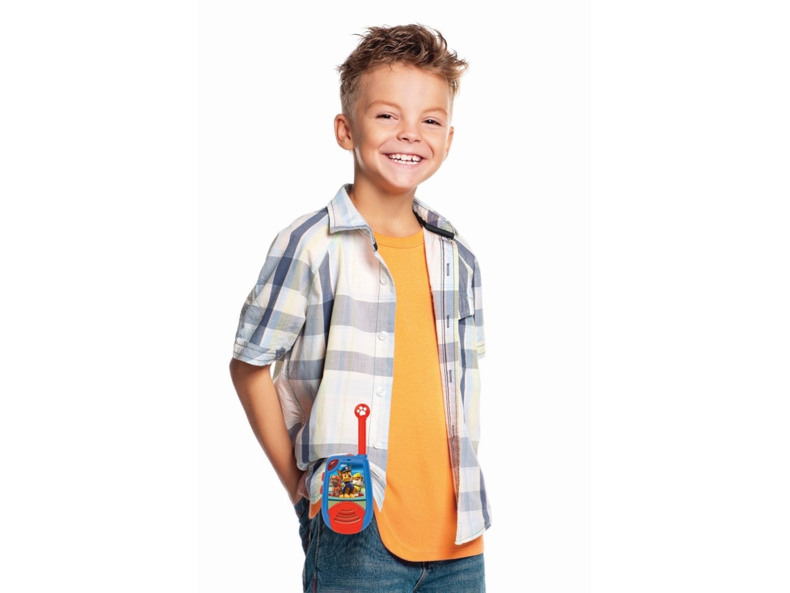 Walkie Talkie LEXIBOOK Paw Patrol 2Km 2 Canais Morse Iluminado Suporte