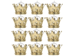 Conjunto Com 12 Caixas Organizadoras Em Formato De Coroa Para Doces De Casamento, Caixas Vazadas Para Presentes Hengjian