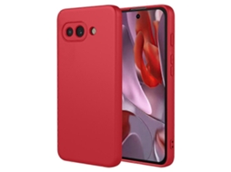 Capa Protetora Tkdaddy Para Google Pixel 9a Em Tpu Macio E À Prova De Choque, Vermelha