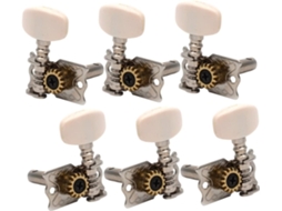 Tarraxas Brancas Para Um Estilo Vintage Elegante Em Metal E Plástico