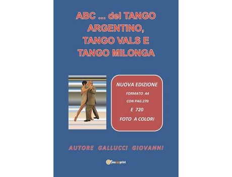 Livro abc... del tango argentino, tango vals e tango milonga de giovanni gallucci (italiano)