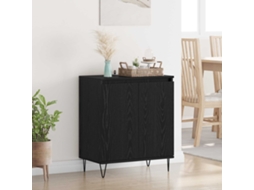 Vidaxl Buffet Carvalho Preto 60 X 35 X 70 Cm Derivados De Madeira
