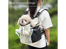 Mochila AQUAFORGE para Cães e Gatos, Dobrável, Portátil, Bege