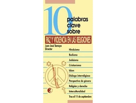 Livro 10 Palabras Clave Sobre Paz Violencia En Religiones de Juan Jose Tamayo Acosta (Espanhol)
