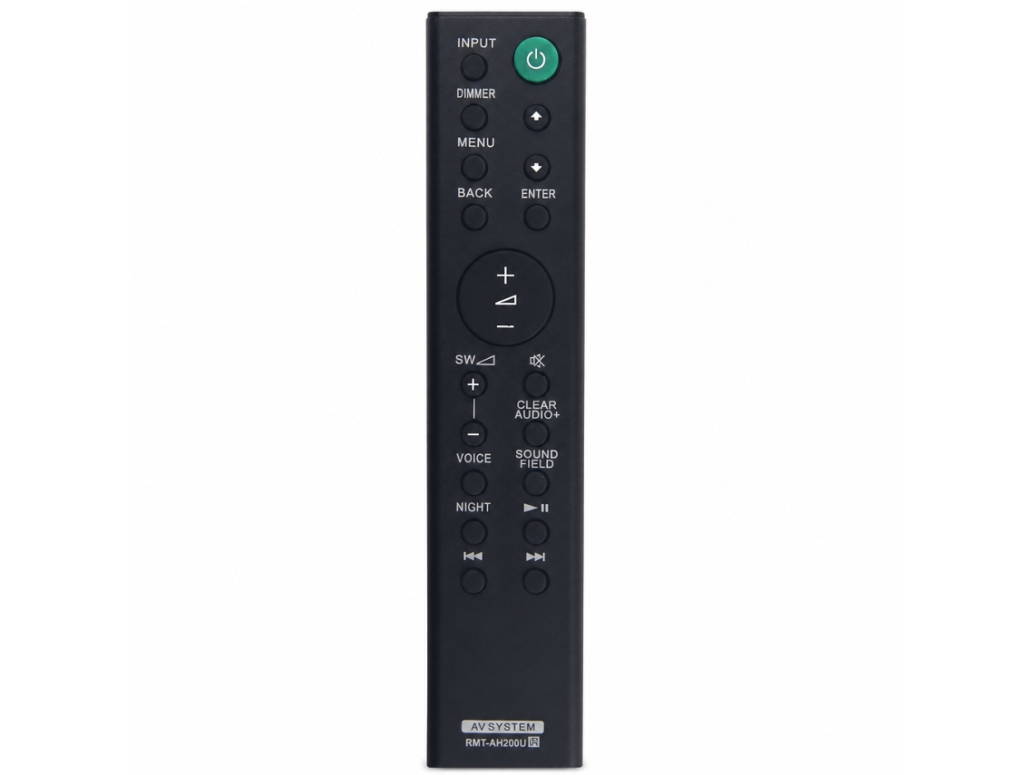 Comando À Distância De Substituição Compatível Com Sistema Av Sony Rmt-ah200u