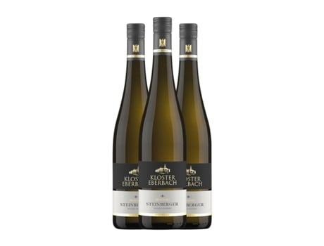 Vinho branco KLOSTER EBERBACH Steinberger Riesling Semi-seco Semi-doce Ortswein (0.75 L - 3 Unidades)