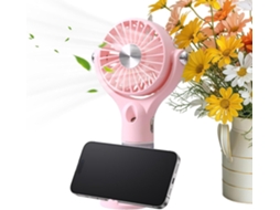 Mini Ventilador Portátil Potente Com Clipe Removível.