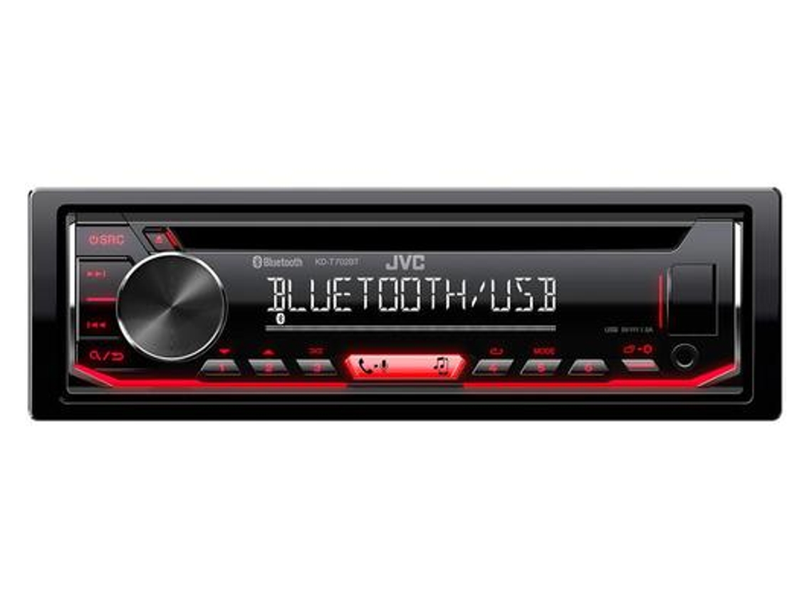 Autorrádio JVC Kd-T702Bt Preto 200 W Bluetooth