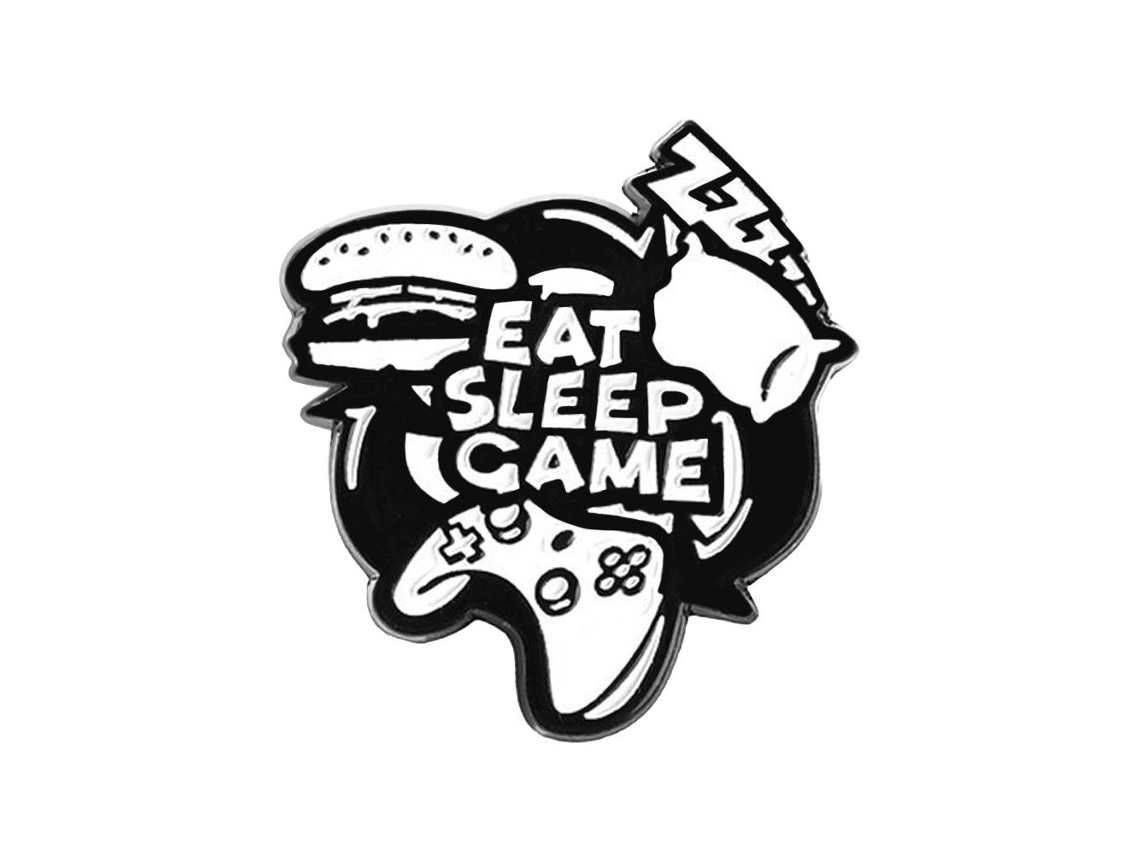 Broche Metal Coma O Jogo Do Sono