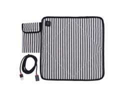 Cojim de Cadeira Aquecido Portátil Usb Ajustável Canvas | S/MARCA
