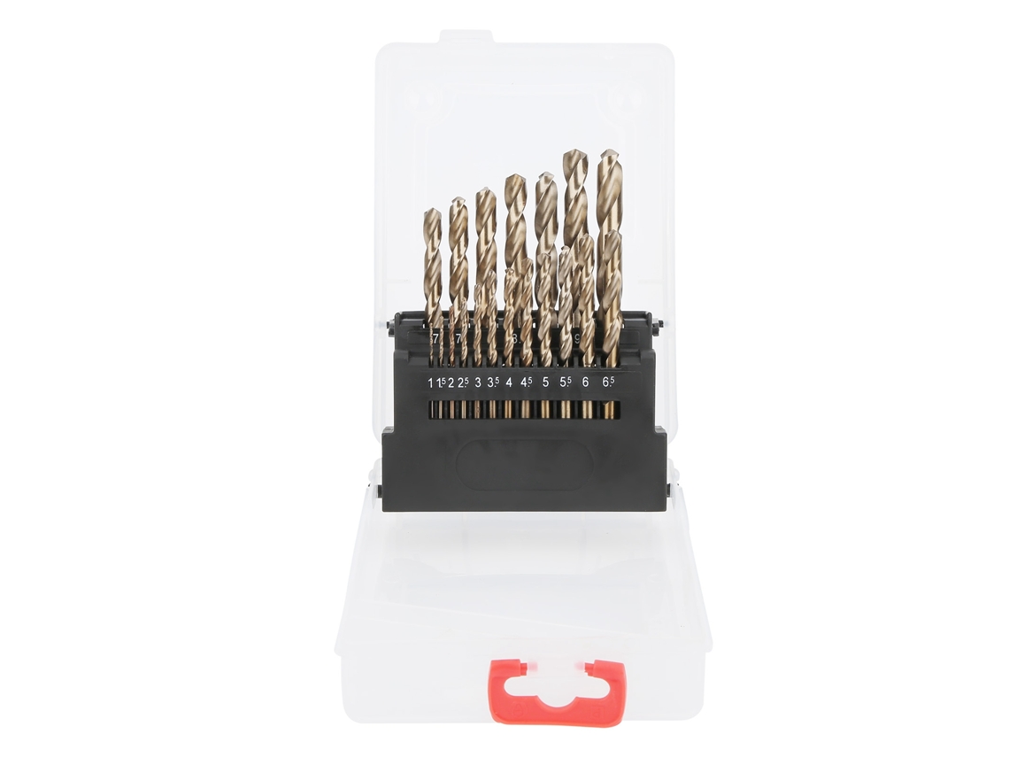 Conjunto De Brocas De 19 Peças Laxiscreed Para Metal, Aço Inox E Madeira, Incluindo Material De Cobalto M35