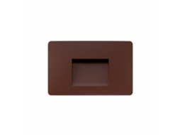 Lampada Da Terra Cilindrica Varyo3, Led 15w 578lm 3000k, Alluminio Pressofuso, Ip54, Finitura Corten, Altezza 80 Cm - Isyluce
