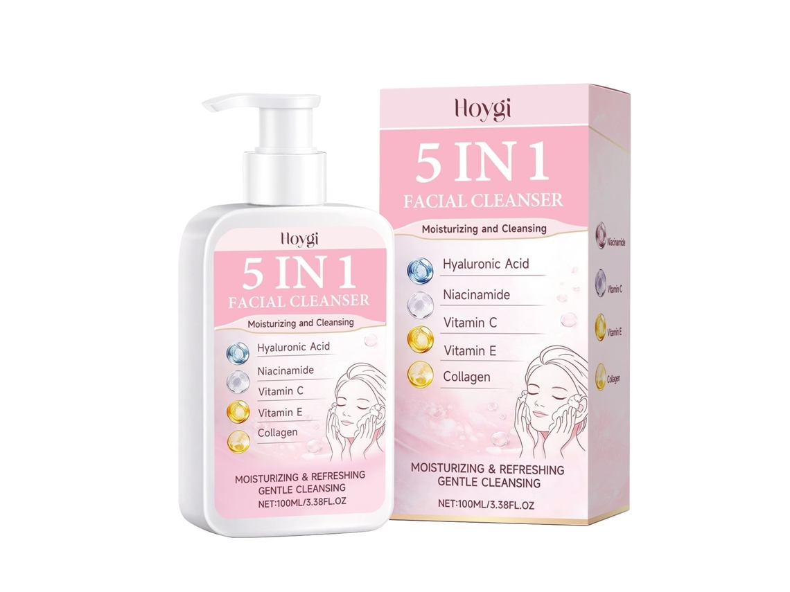 Gel Limpeza e Hidratação 5 em 1, Suave, Eficiente e Perfeito para o Dia a Dia LAXISCREED