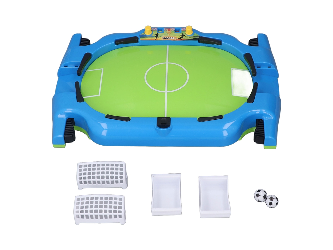 Jogo de futebol de mesa interativo ATS com 2 bolas e 2 redes, brinquedo de futebol de mesa para desenvolver a coordenação motora.
