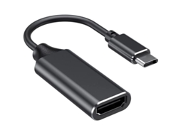 2026 adaptador Usb C para Hdmi 4k com Saída de Áudio e Vídeo para Macbook Pro, Ipad Pro, Samsung, Huawei