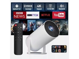 Projetor 5g 4k Smart Hd Led Wifi Bluetooth Hdmi Usb Android Home Theater Brilvibera