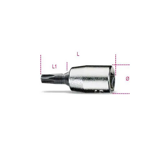 Chave de Caixa 1/4 Torx BETA 900Tx T25 1010900Tx250