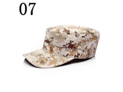 Gorra Camuflagem Militar Tática Unissex para Caça Pesca Proteção Solar 8 Cores 07 Deserto Digital
