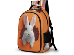 Mochila Escolar Fofa Com Estampa Coelho Para Meninos 10 15 Anos, De Coelho, Do Ensino Fundamental,