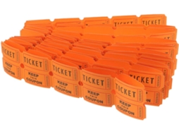 200 Bilhetes De Papel Consecutivos Para Rifas, Acessórios Coloridos Para Jogos De Tabuleiro