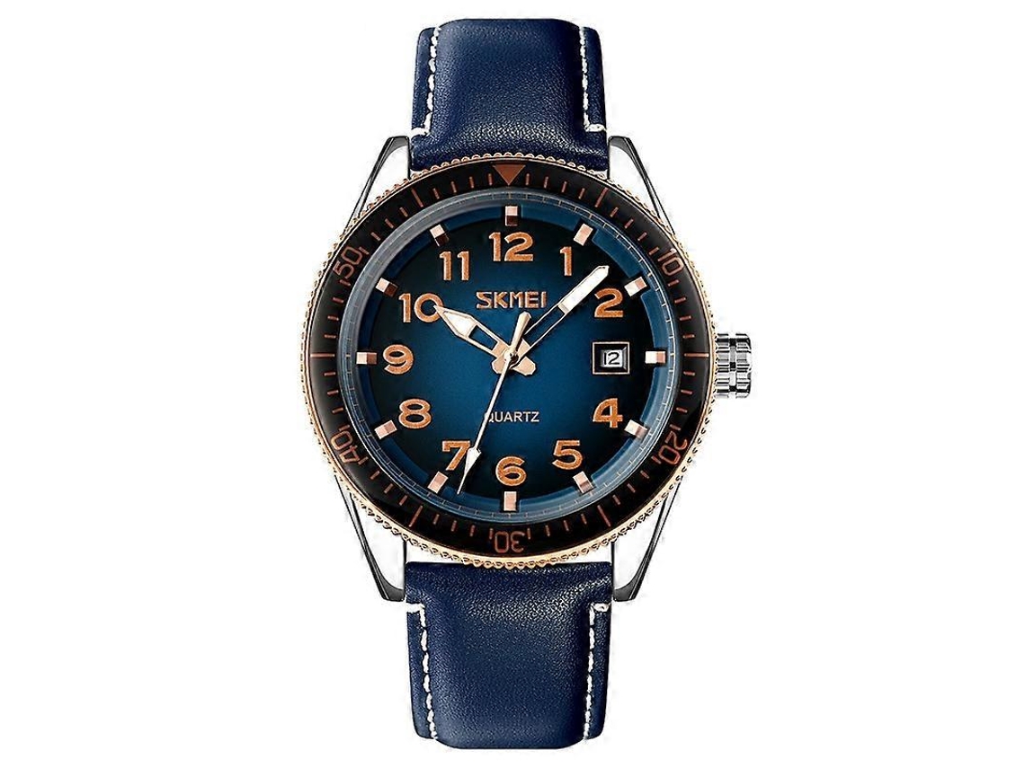 Relógio Skmei 9232 Quartz com Fivela de Aço Inoxidável, Espelho de Vidro, Hengrongshen à Prova D'água