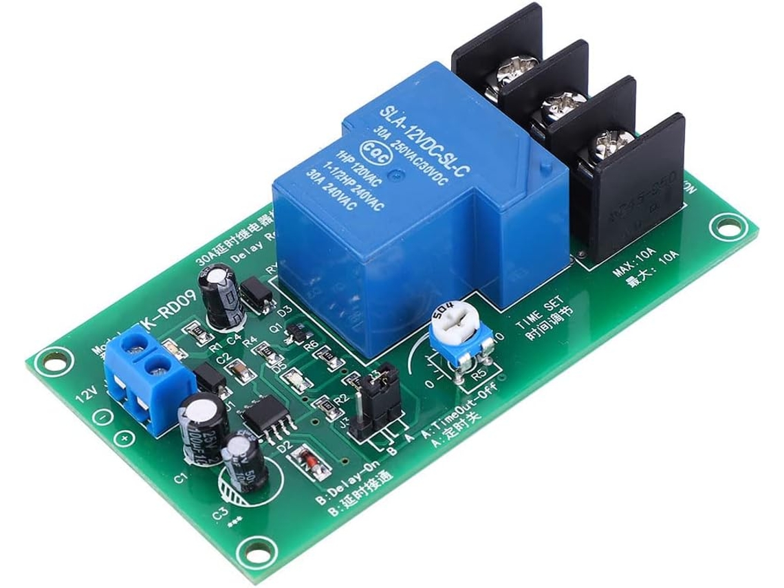 Módulo De Relé Temporizador Sorandy Precise Ne555 Com Atraso 0