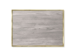 Magnetic Board Natural Wood For The Living Room Espelharte (100x70 Cm)
