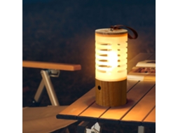 Lâmpada de Acampamento Selvagem Uso Duplo, com Interruptor de Toque Led, Luminária de Cabeceira e Luz Noturna Ambiente BRILVIBERA