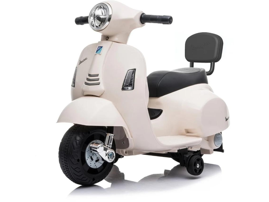 Moto Elétrica Infantil Vespa Gts 6v - 1 A 3 Anos - Branco