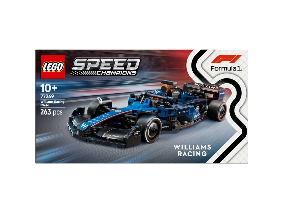 LEGO Speed Champions: Carro de Corrida Williams Racing FW46 F1 - 77249 (Outlet Caixa Aberta )
