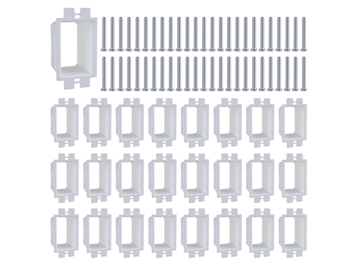 Conjunto De 30 Extensores De Tomada Elétrica Com Parafusos, Extensor De Tomada