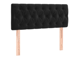 Cabeceira de Cama Veludo 100x7x78/88 Cm Preto MAISON EXCLUSIVE