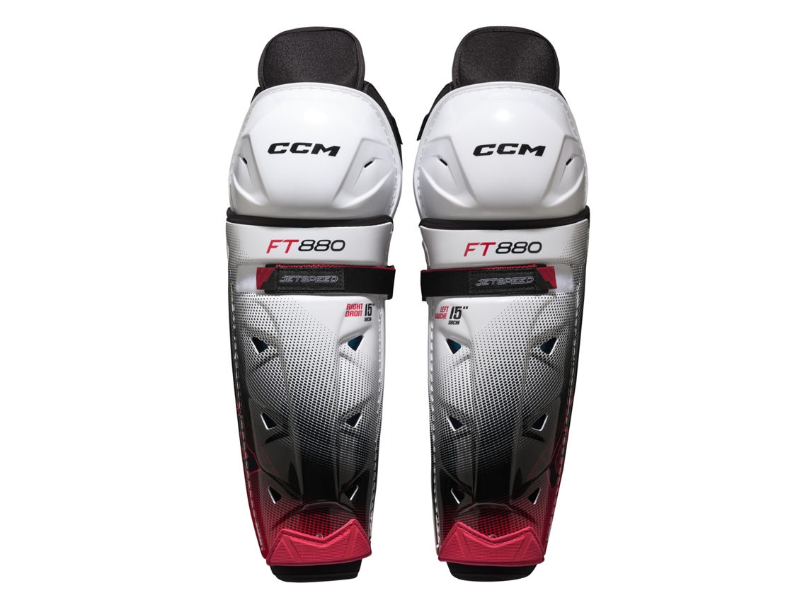Caneleiras De Hóquei Ccm Jetspeed Ft880 Sr