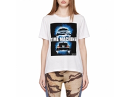 Rockinstone Back To The Future Movie Time Travel White Adult T-shirt Size:l