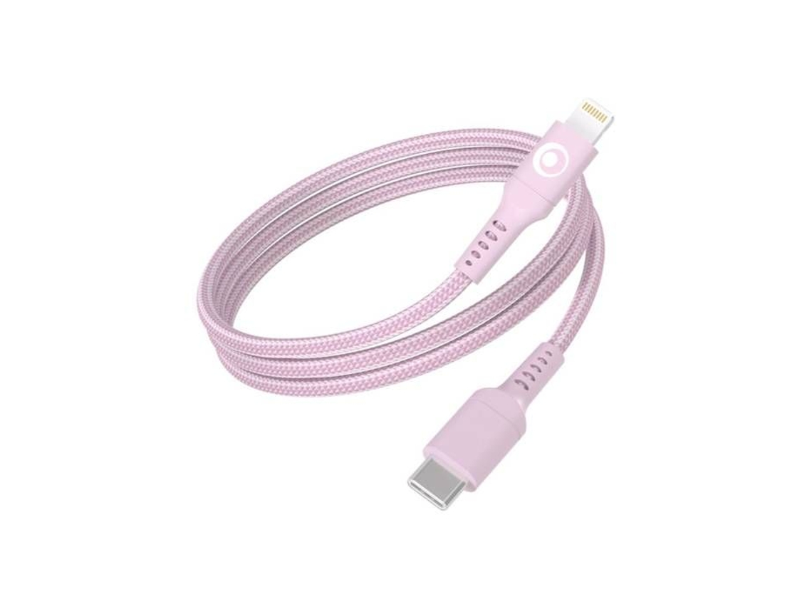Cabo Carga Transferência Usb-c Lightning Power Bigben Connected Rosa
