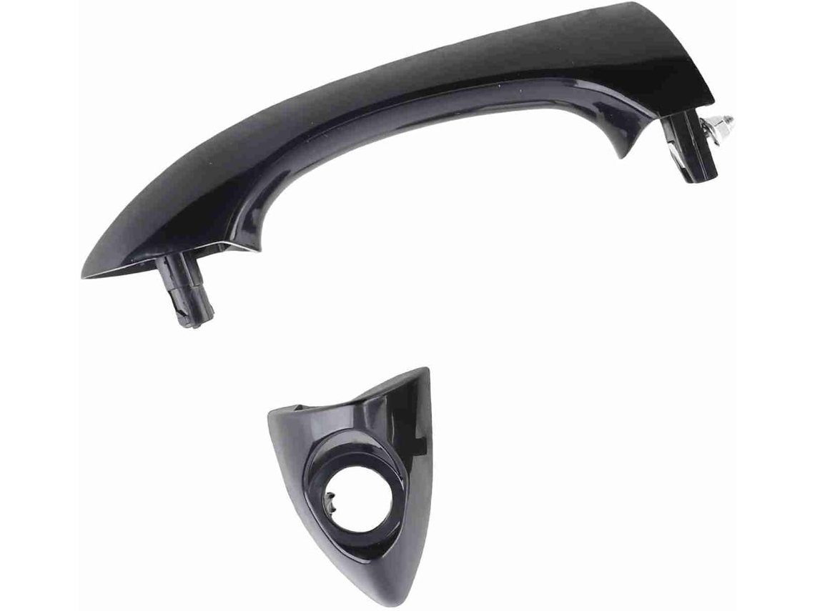 Puxador Externo de Porta em Abs Preto Brilhante SFUSHOS